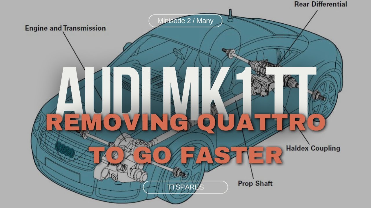 TT Spares - Removing a Quattro system why and what weight does it save? 8n TT mk1 1999-2006