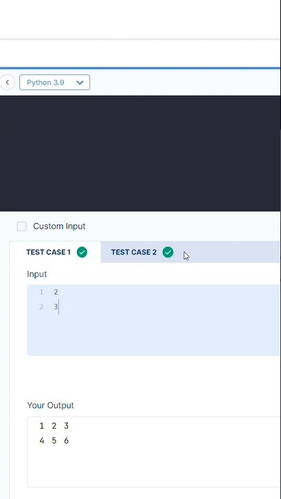 Numbers in Rectangular Pattern #shorts #python #nxtwave # ...