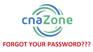 cnaZone - reset password