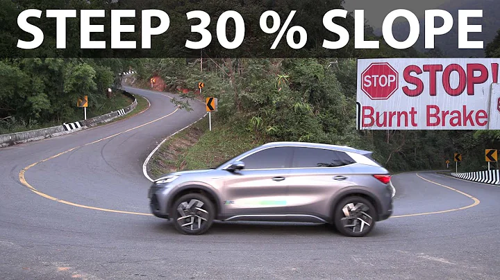 BYD Atto 3 steep hill climb performance stress tes...