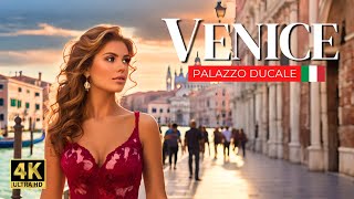 VENICE, ITALY 🇮🇹 Visiting Palazzo Ducale & Piazza San Marco 4K Walk