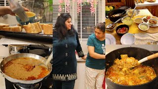 Most Favourite 😋 Punjabi Dinner 🍱 बनाया Winter मे |  #punjabifood For Guest ||  Indian Mom Studio