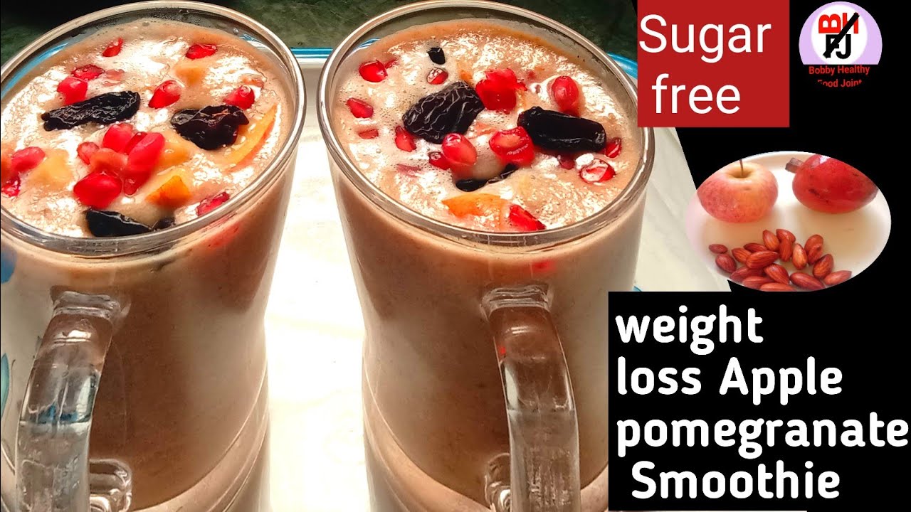 Apple and pomegranate smoothie