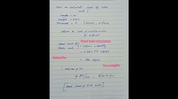 how to calculate dead load for brick wall