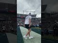 Aidan Hutchinson LAUNCHES it for Penei Sewell in Pro Bowl pregame | Detroit #Lions #shorts