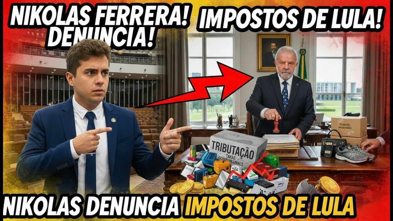 NIKOLAS FERREIRA viraliza mais um vídeo sobre IMPOSTOS de LULA !!