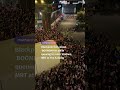 Blackpink fans shout 'BOOMBAYAH' while queuing to enter Stadium MRT at The Kallang  #blackpink