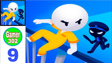 Prison Escape 3D: Simulation Gameplay Walkthrough Part 9 (iOS, Android) Police VS Thief