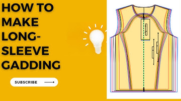 How to make Long sleeve grading system gemini cad pattern software.