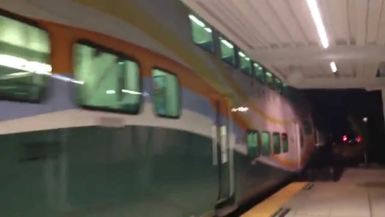SunRail - Northbound train departing Sanford - SunRail - Northbound train departing Sanford
