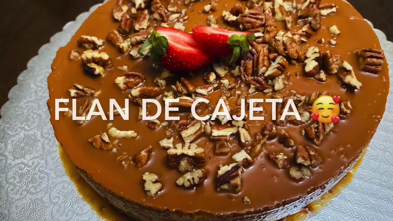 Flan 🍮 de cajeta ( receta casera 💯)