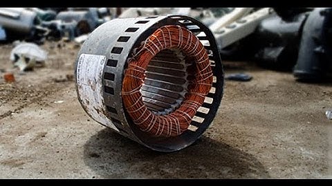 How to remove copper from an electric motor . Quick and easy !