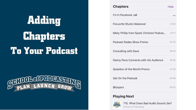 Adding Chapter Markers to Your Podcast with Forecast 