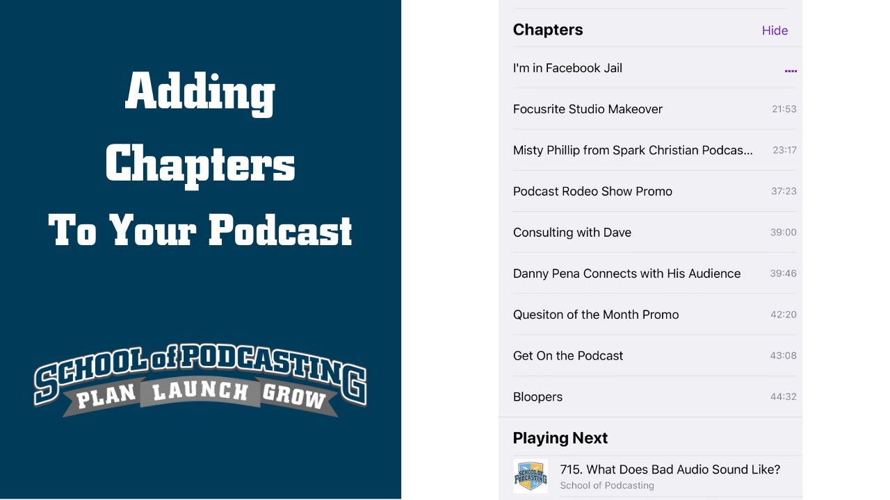How to Add Podcast Chapters - A Beginner's Guide