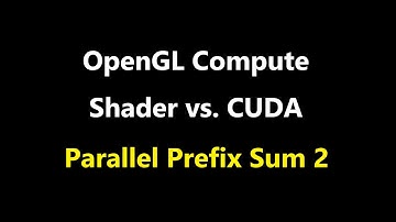 051- OGPG9 09, Compute Shader Parallel Prefix Sum 2, Synchronization using barrier()