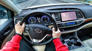 2017 Toyota Highlander 3.5 AT  POV TEST DRIVE