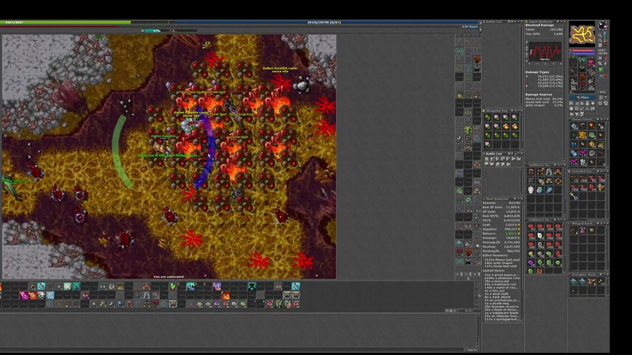 MS 600 HUNT FLIMSY VENORE 6.7KK RAW XP - TIBIA  MONSTERA.