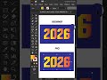 “Still using boring text? Let’s upgrade your design in seconds…”#illustration #illustrator #fyp