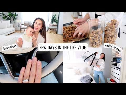 Vlog | Spring Reset, Healthy Homemade Granola & Minimalist Nail Routine | Annie Jaffrey