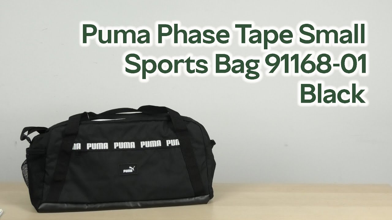 Розпаковка Puma Phase Tape Small Sports Bag 91168-01 Black