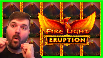 I GOT THE 5x5 REELS! BIG WINS On Fire Light Eruption Slot Machine!!