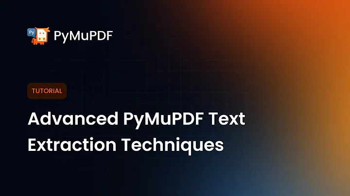 Advanced PyMuPDF Text Extraction Techniques | Full Tutorial