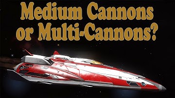Elite: Dangerous. Fer-de-Lance with 4 Medium Cannons or Multi-Cannons?