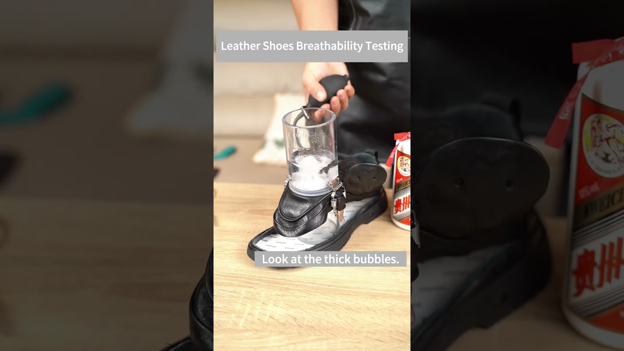 Factory Experiment: Breathability test of leather shoes 
