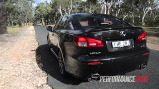 2013 Lexus IS F engine sound and 0-100km/h