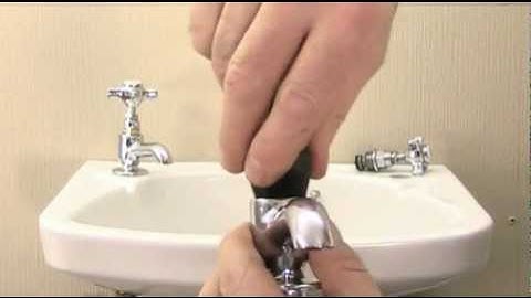 How to reseat a dripping tap using a tap reseating tool.