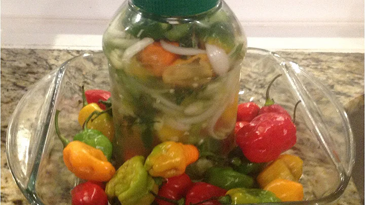 How to make Haitian hot sauce (piman bouk)