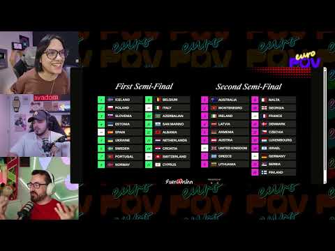a quien dejamos AFUERA de la primera SEGUNDA semi final de Eurovisión 2025?