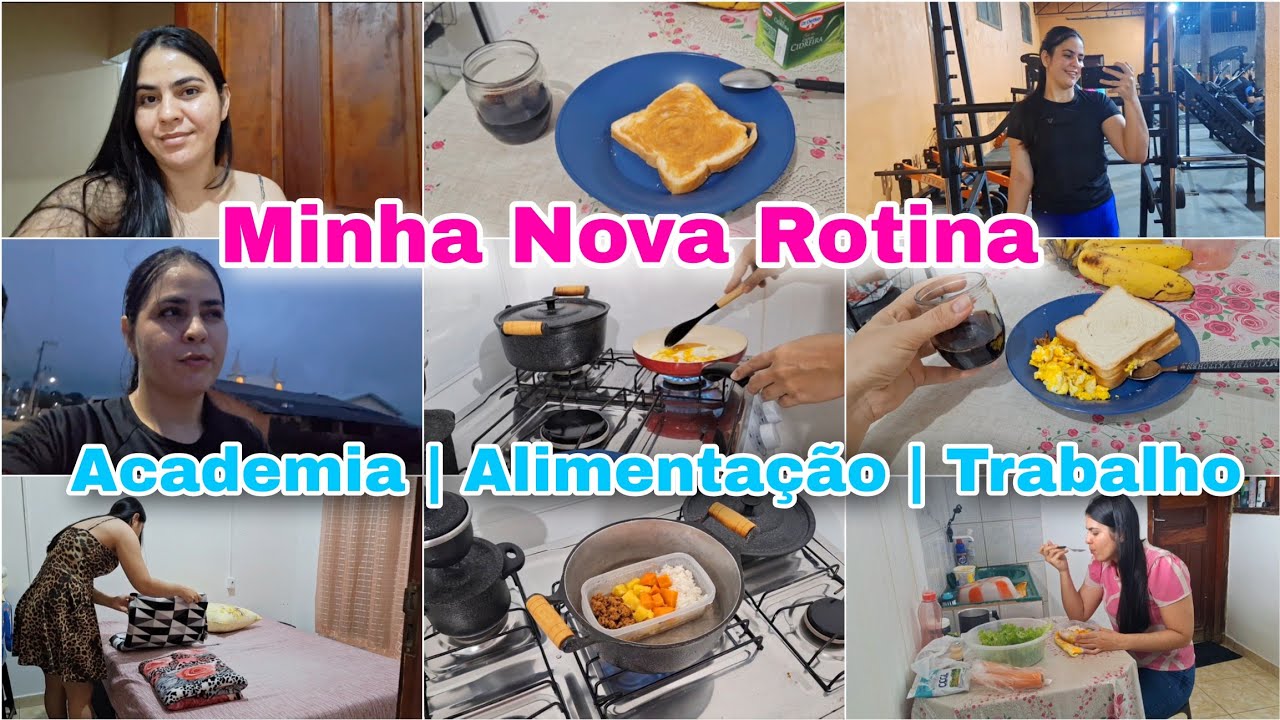 Rotina acordando as 4h30 da manhã: Treino , alimentação e trabalho 