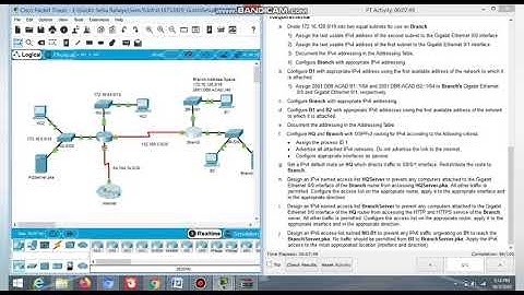 4.5.1.1 Packet Tracer - Skills Integration Challenge