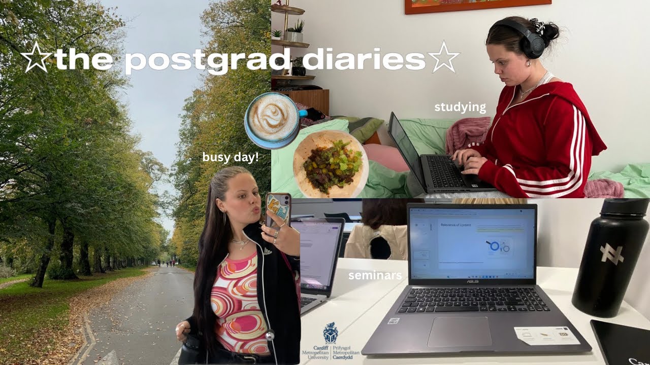 a busy day in my life as a masters student at Cardiff Met!