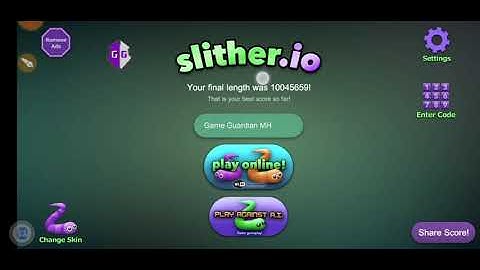Slither  score+speed+color hack  Game Guardian
