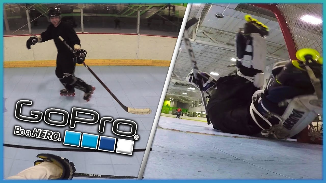I PLAY GOALIE & FORWARD?!? (GoPro Roller Hockey) YouTube