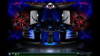 rainmeter themes alienware smoke with xion audio player