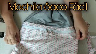 🌟Como fazer uma MOCHILA SACO de forma SIMPLES e DESCOMPLICADA 🌟