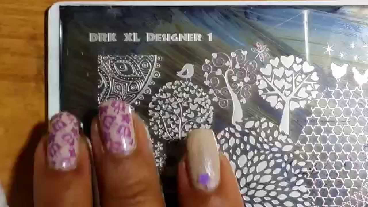 DRK XL Designer 1 stamping plate YouTube