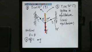 System In Static Equilibrium Example Calculations 1