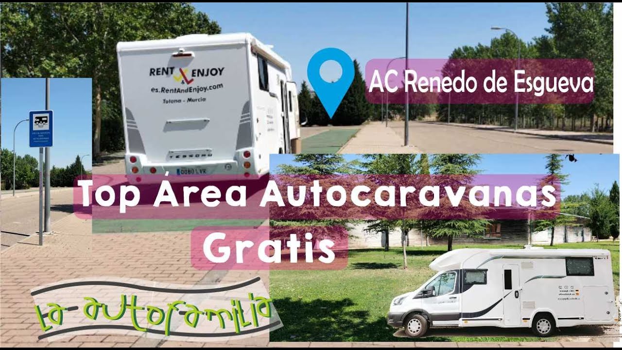 ❗Descubrimos uno de los mejores Áreas de Autocaravanas 🚐 GRATIS. 💯 Renedo de Esgueva (Valladolid)