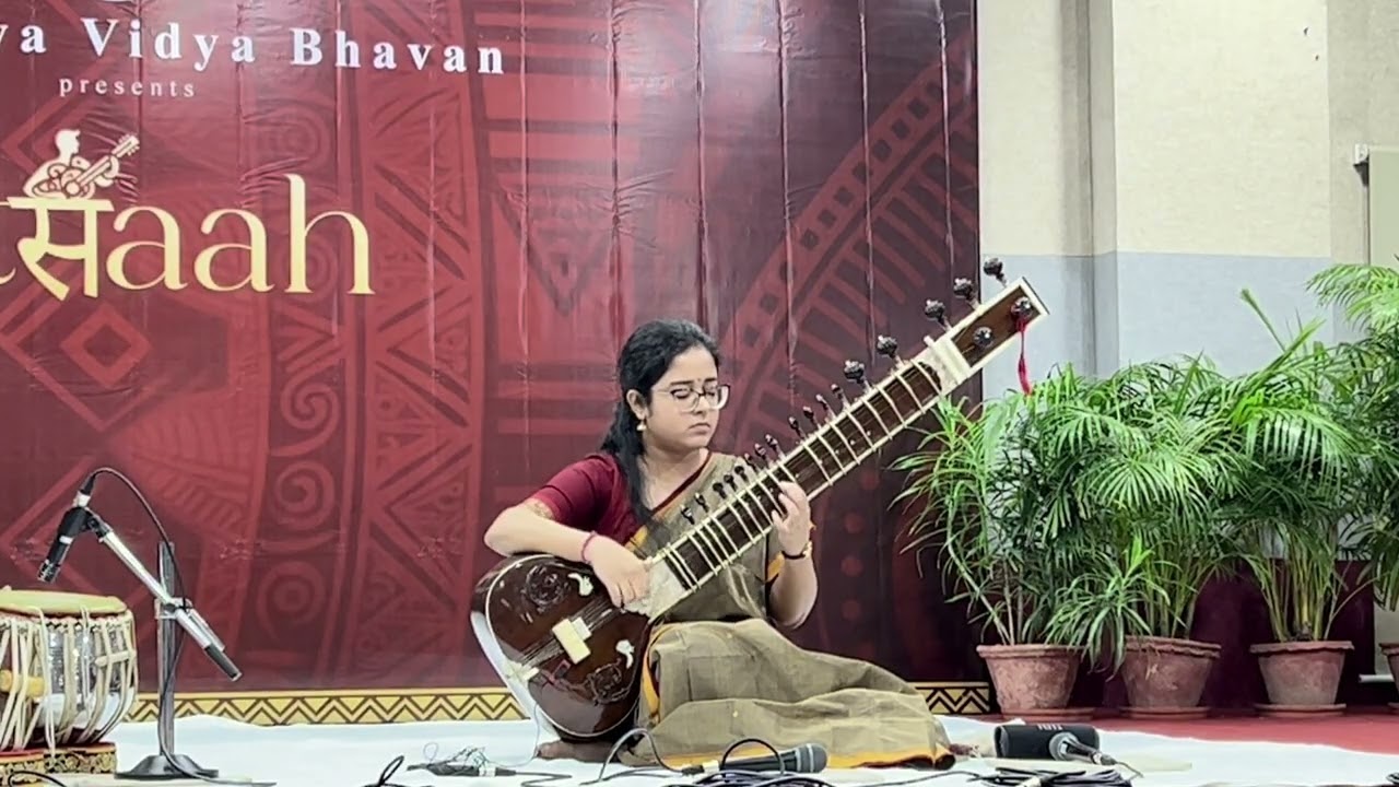 Raaga - Puriya Dhanashree. Sitar - Ishita Sarkhel. Tabla Nabarun Dutta