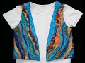 Quilted Waves Vest