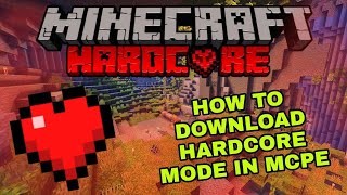How to download||hardcore mod in minecraft pe||Hindustan Gamerz|| screenshot 4