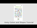 Unity Colors and Shapes Tutorial #2