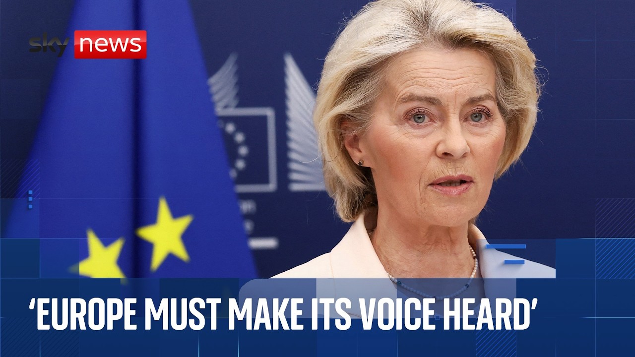 Ursula von der Leyen delivers speech on Iran war