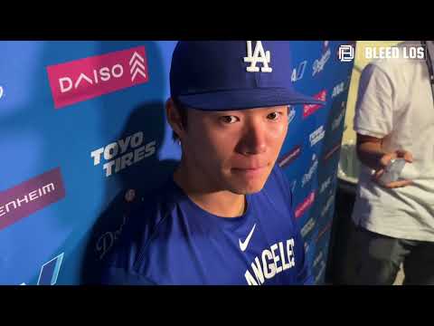山本由伸がジャッジとの対戦や試合前の調整などについて語ります。