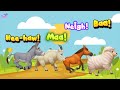 Farm Animal Sounds Song for Kids | Learn Animal Names &amp; Sounds