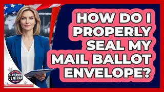 How Do I Properly Seal My Mail Ballot Envelope